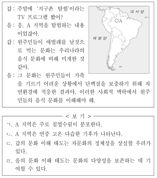 다음 자료에 대한 옳은 설명만을 <보기>에서 고른 것은?