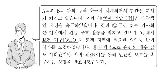 밑줄 친 ㉠~㉣에 대한 설명으로 옳은 것은? 