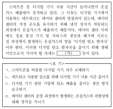 다음 자료의 (가)에 들어갈 내용으로 적절한 것만을 <보기> 에서 있는 대로 고른 것은?