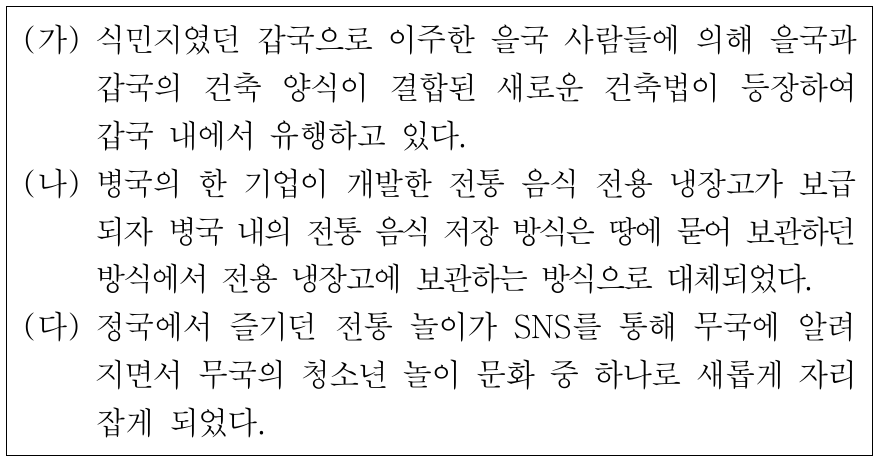 (가)∼(다)에 대한 설명으로 옳은 것은?
