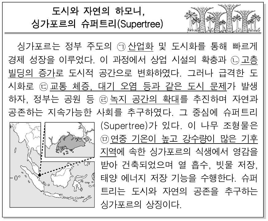 밑줄 친 ㉠∼㉤에 대한 설명으로 옳은 것은?