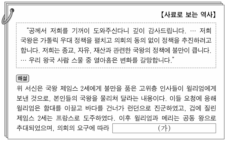 (가)에 들어갈 내용으로 옳은 것은?