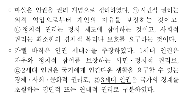 밑줄 친 ㉠ ~ ㉣에 대한 설명으로 가장 적절한 것은?