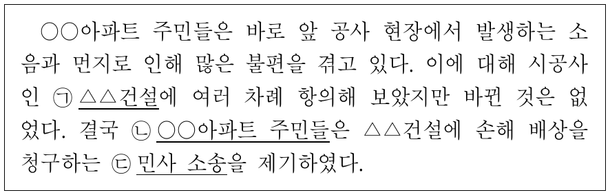 다음 글의 밑줄 친 ㉠ ∼ ㉢에 대한 설명으로 옳은 것은?