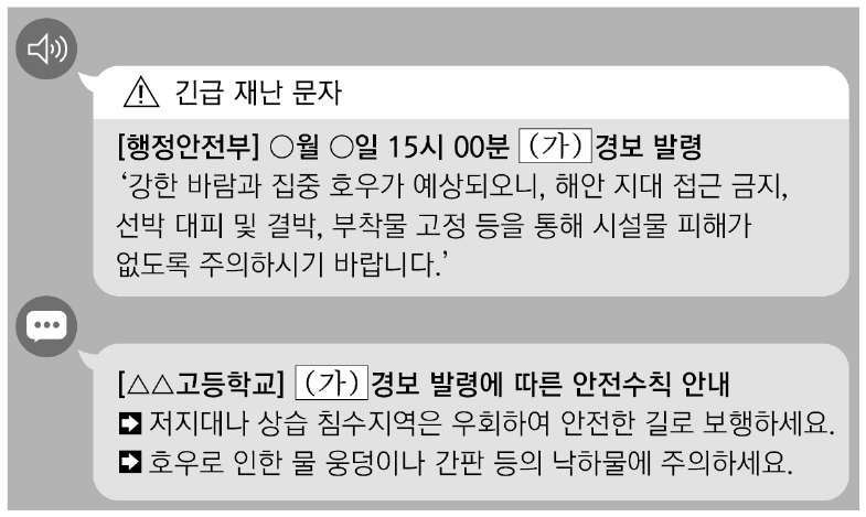 다음 자료의 (가) 자연재해에 대한 설명으로 옳은 것은?